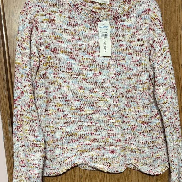 Colorful Knit Women's Sweater - Picture 1 of 8
